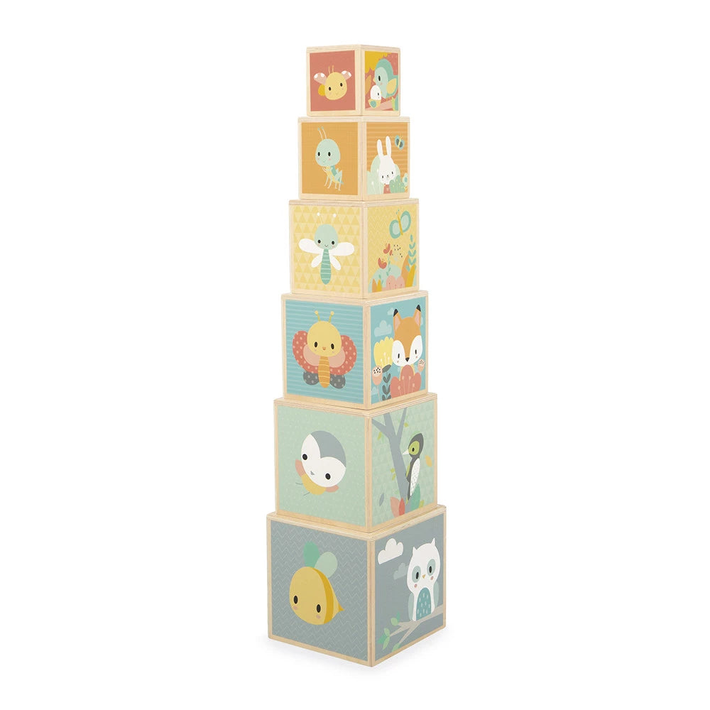 Pure 6-Block Pyramid | Toddler Activity Toy
