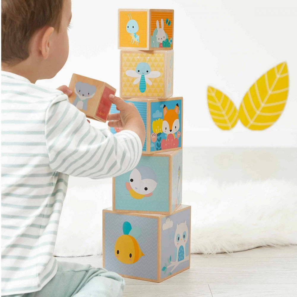Pure 6-Block Pyramid | Toddler Activity Toy
