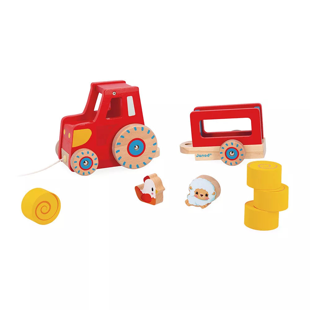 Pull Along Tractor | Imaginative Play Toys