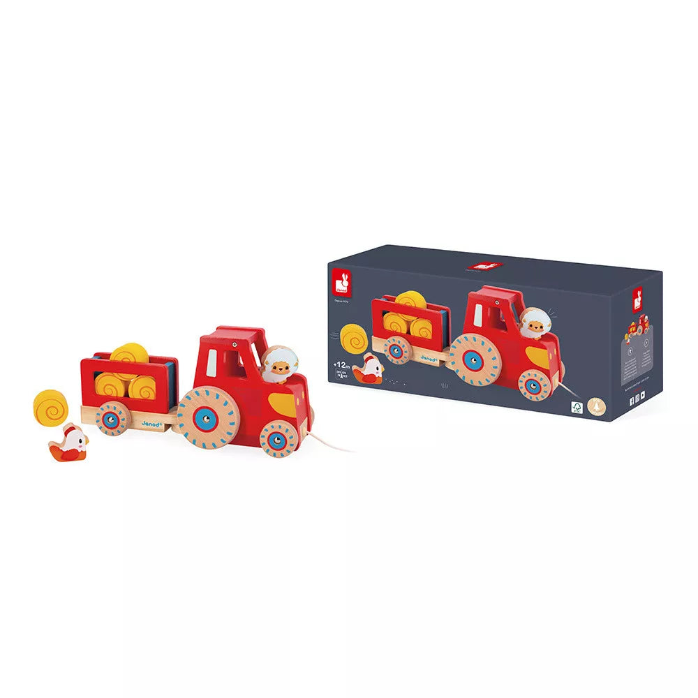 Pull Along Tractor | Imaginative Play Toys