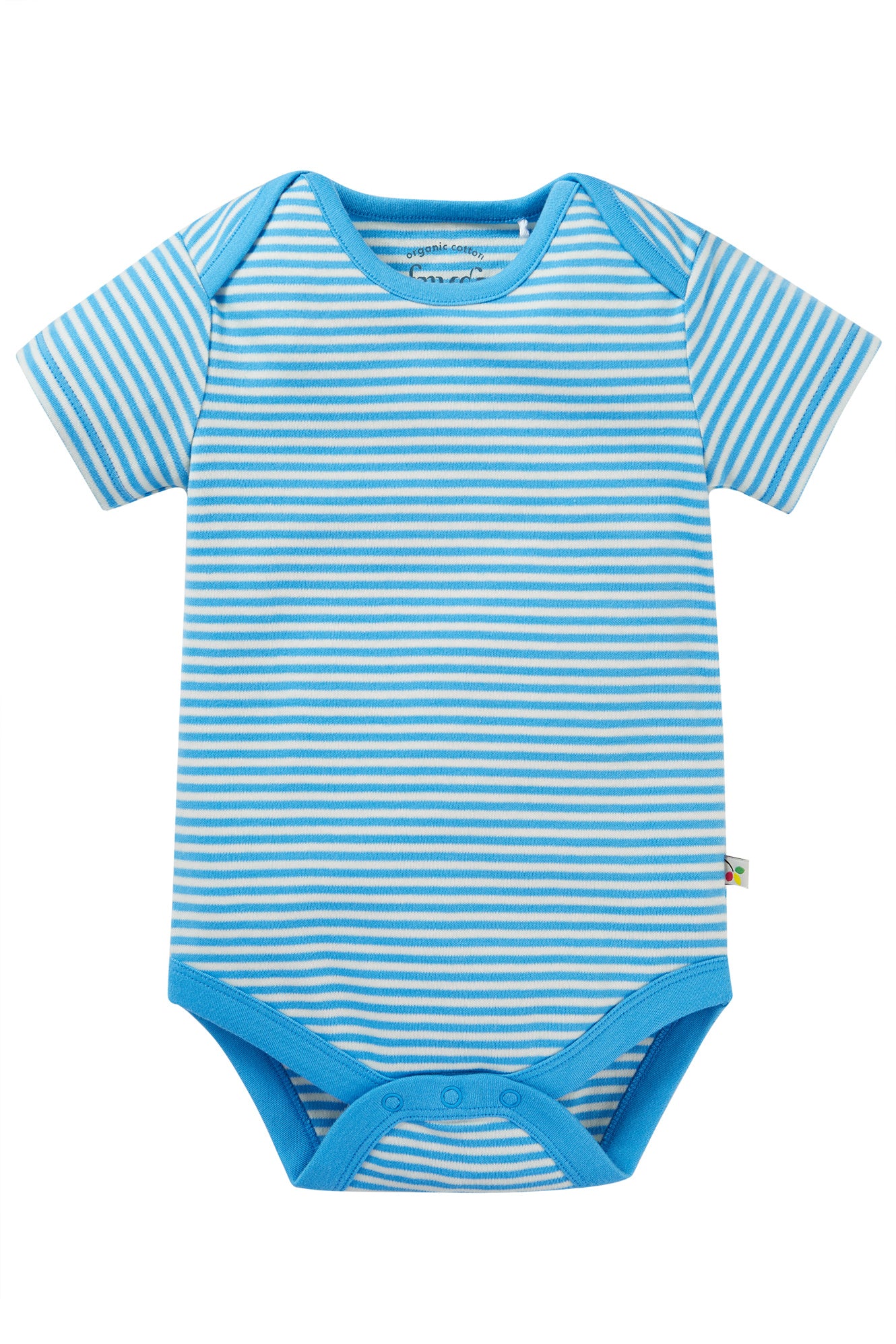 White - Rainbow Sea | Super Special 2 Pack Body | Short Sleeve Baby Bodysuit | GOTS Organic Cotton