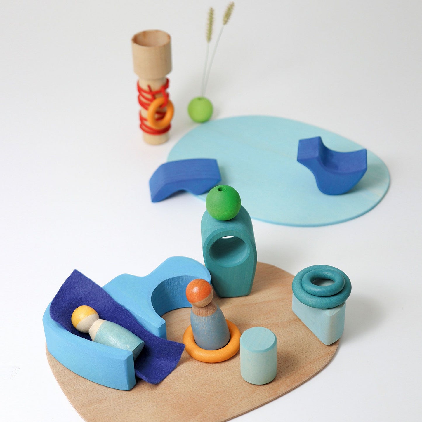 Play by the Water | Small World Playset | Wooden Toys for Kids | Open-Ended Play