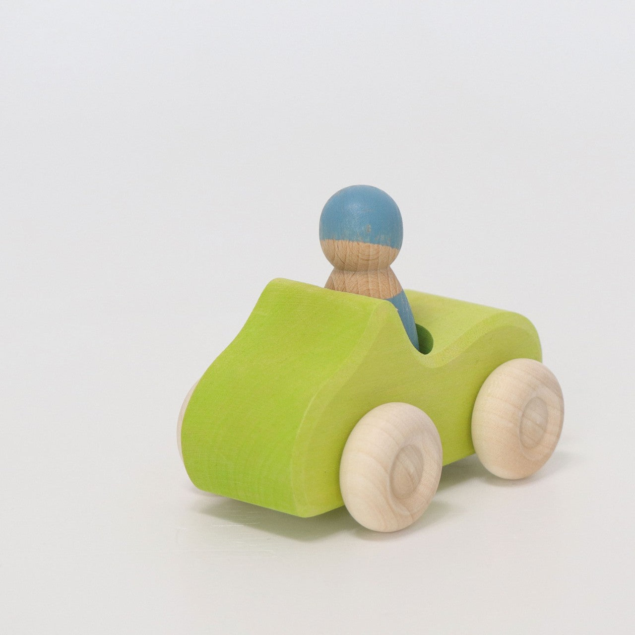 Green - Small Convertible Toy Car | Wooden Imaginative Play Toys