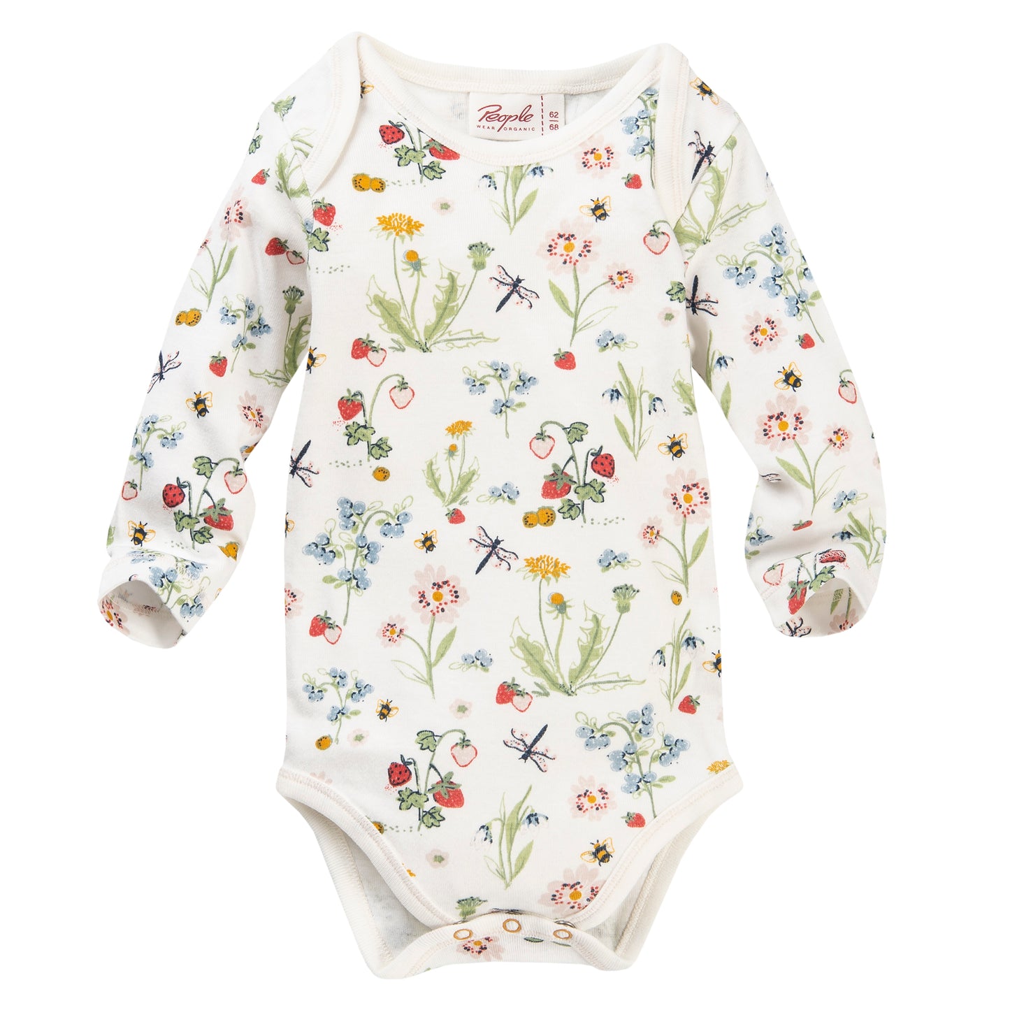 Orchard | Long Sleeve Baby Bodysuit | GOTS Organic Cotton