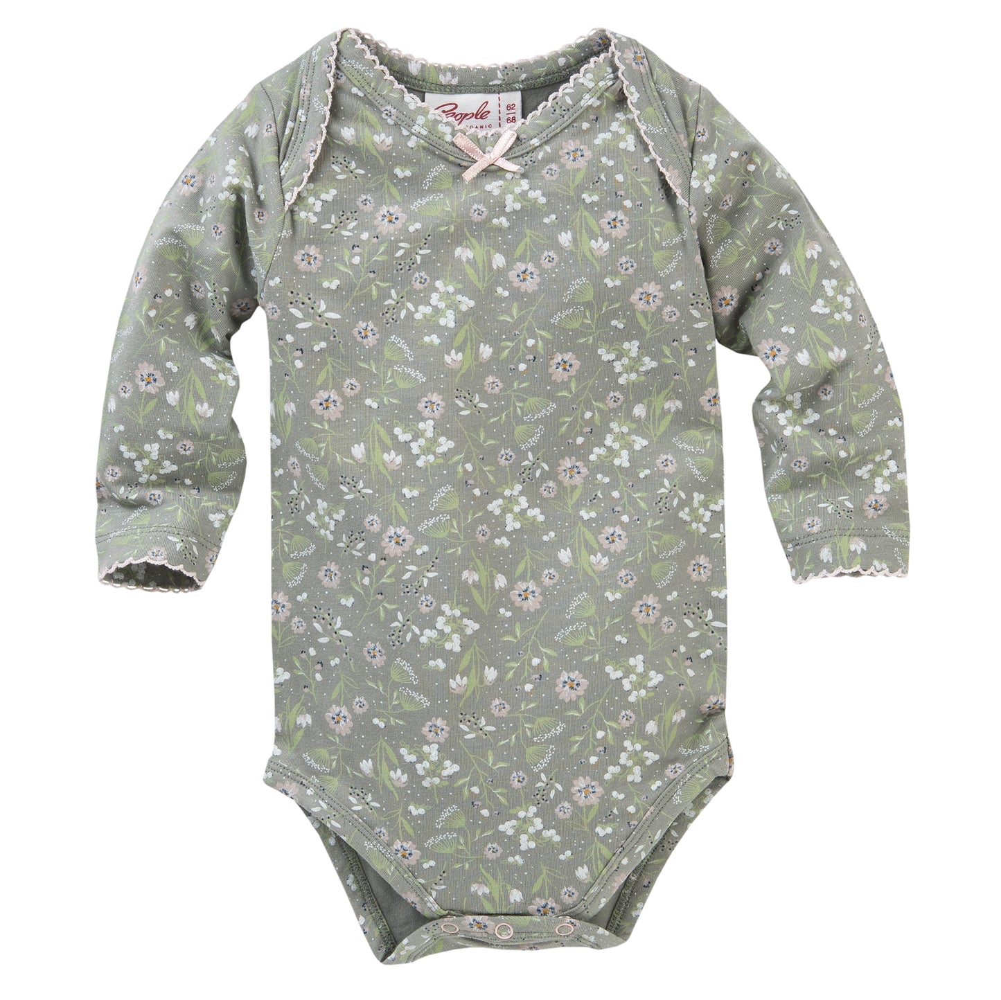 Country Meadow | Long Sleeve Baby Bodysuit | GOTS Organic Cotton