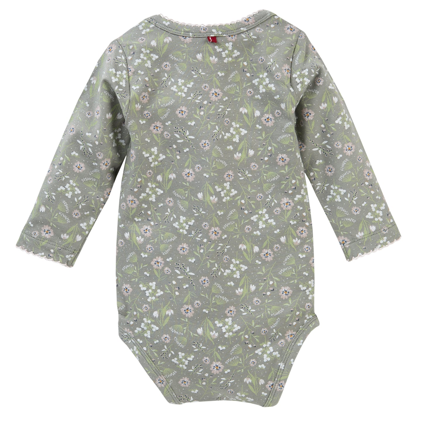 Country Meadow | Long Sleeve Baby Bodysuit | GOTS Organic Cotton