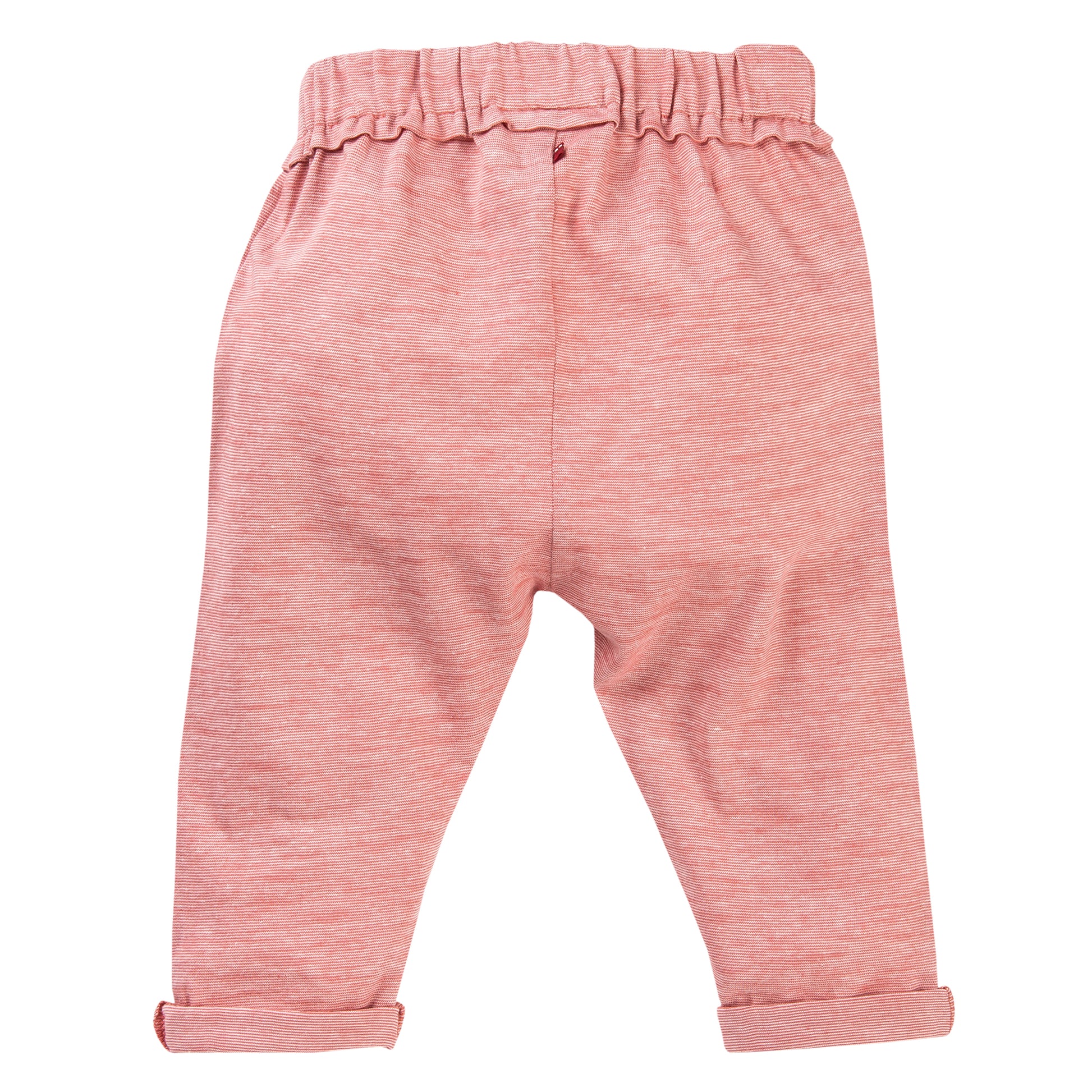 People WEAR ORGANIC Raspberry Comfy Trousers | Baby Pants | GOTS Organic Cotton | Back | BeoVERDE Ireland
