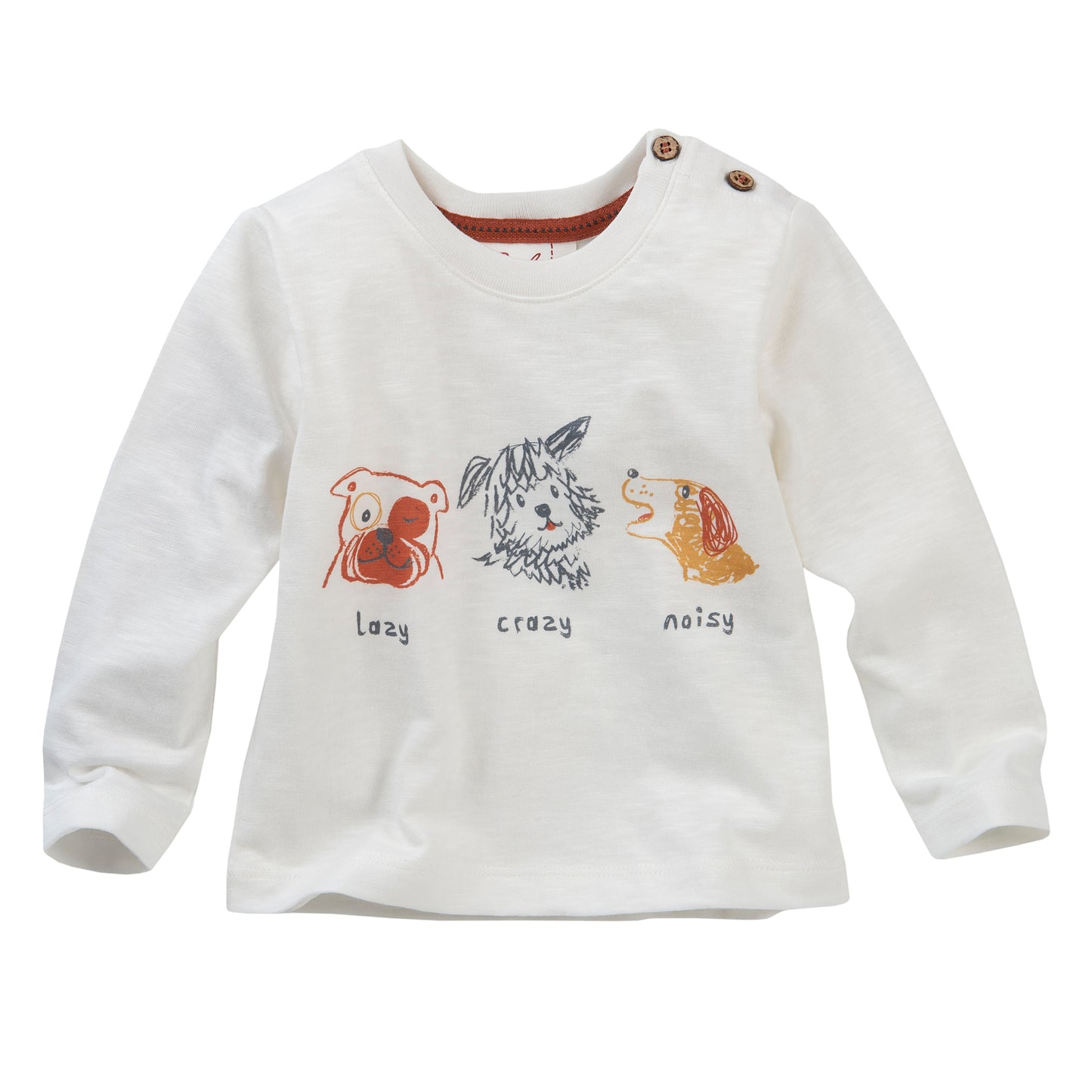 Lil Rascals Dogs | Long Sleeve Baby Top | GOTS Organic Cotton