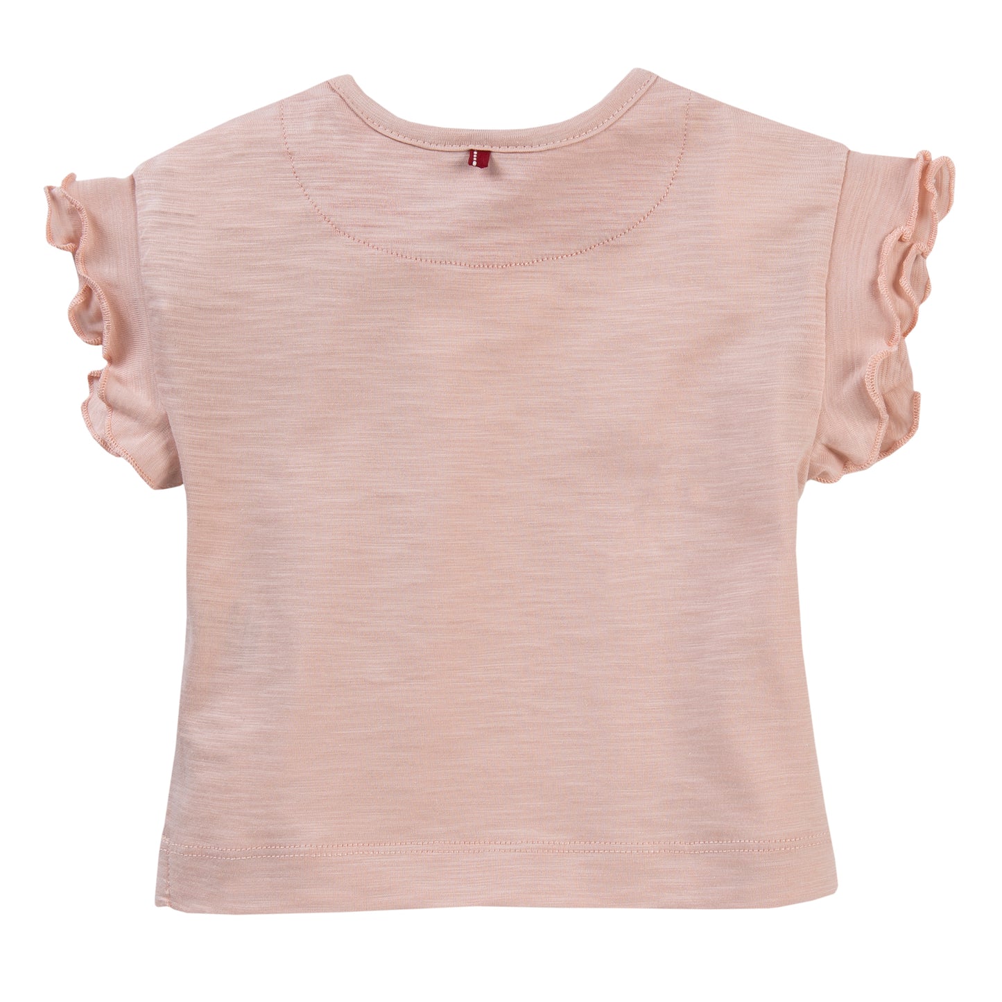 Pooch Ruffled Shirt | Short Sleeve Baby Top | GOTS Organic Cotton
