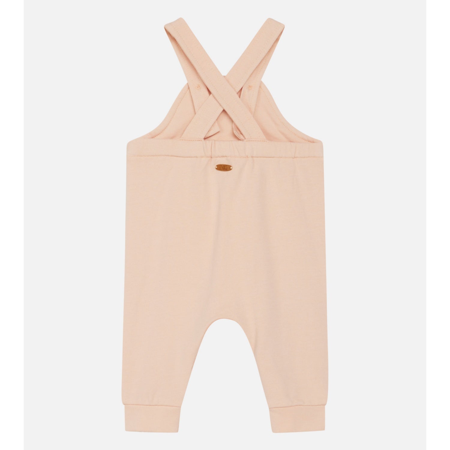 Hust & Claire Duckling Dungarees | Pink Rose | Baby & Toddler Pants | GOTS Organic Cotton | Back | BeoVERDE Ireland