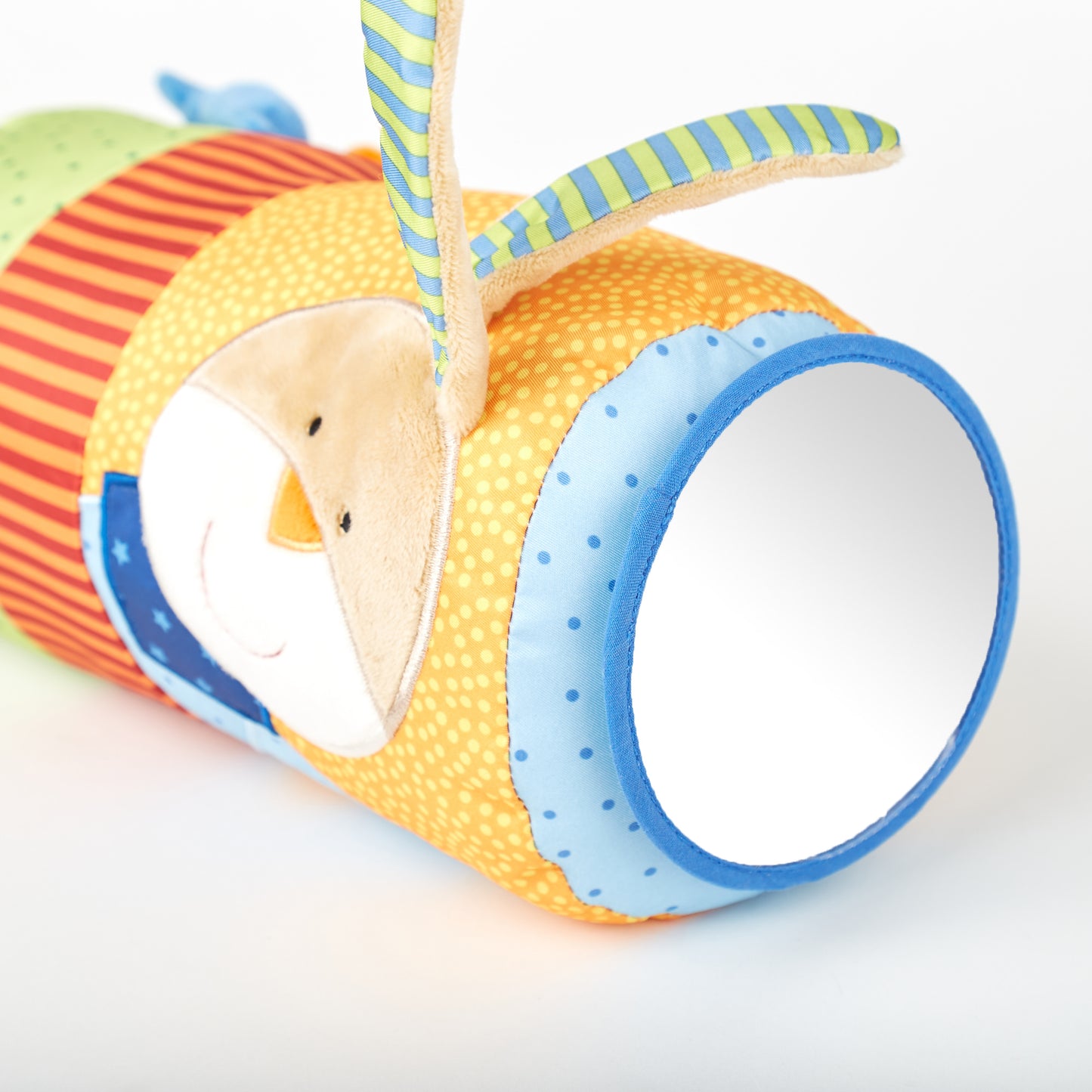 Rabbit Tummy Time Roller | Baby Activity Toy | Baby’s First Soft Toy