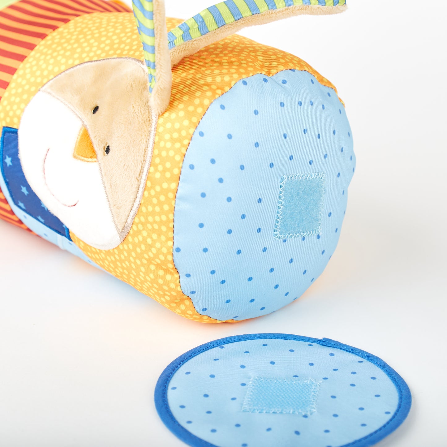 Rabbit Tummy Time Roller | Baby Activity Toy | Baby’s First Soft Toy