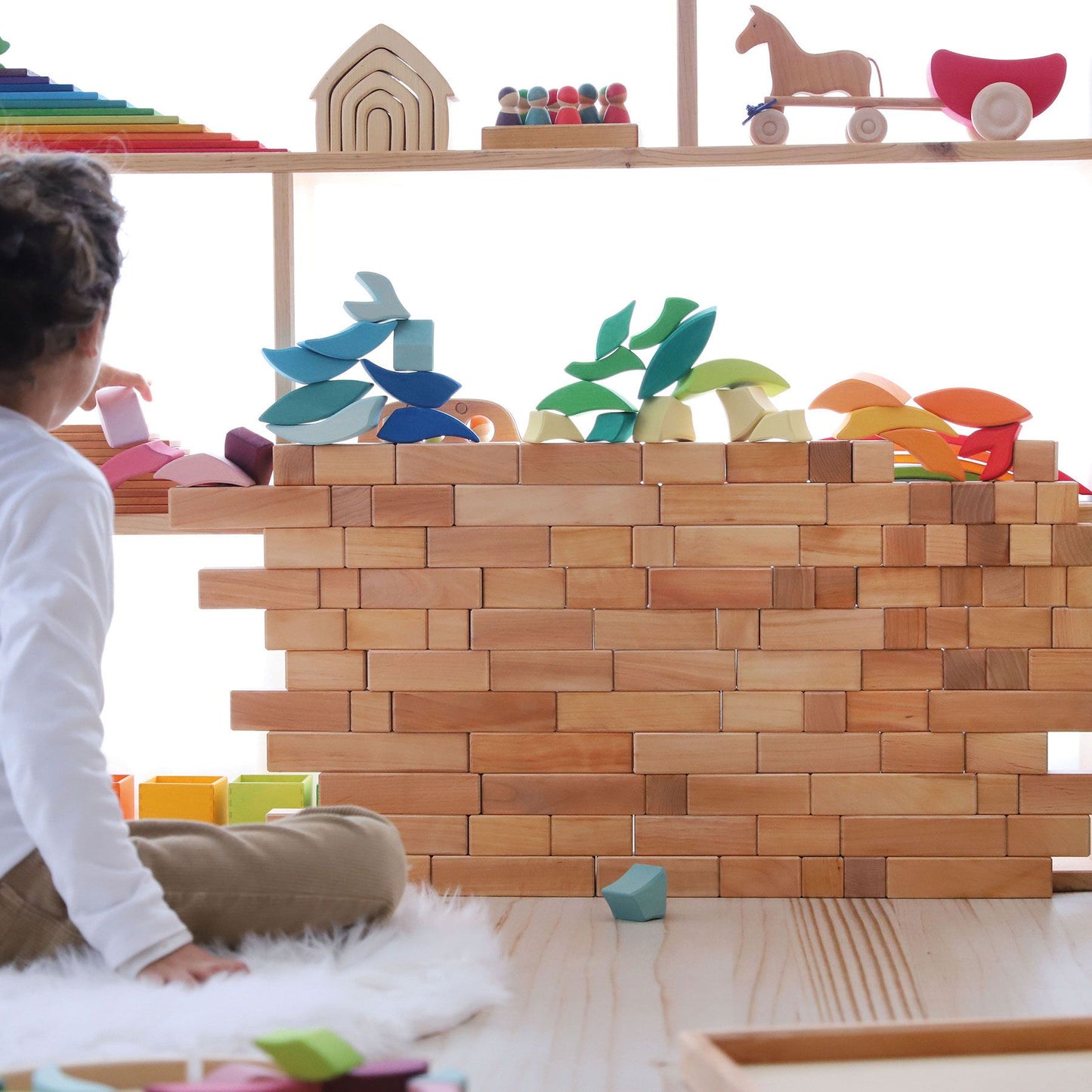 Lara | Building Set | Wooden Toys for Kids | Open-Ended Play