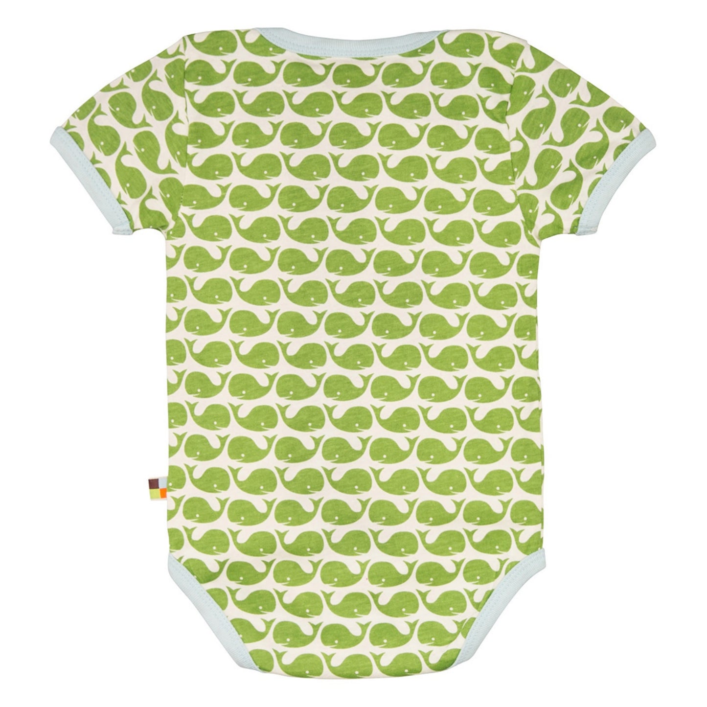 Whale | Short Sleeve Baby Bodysuit | GOTS Organic Cotton