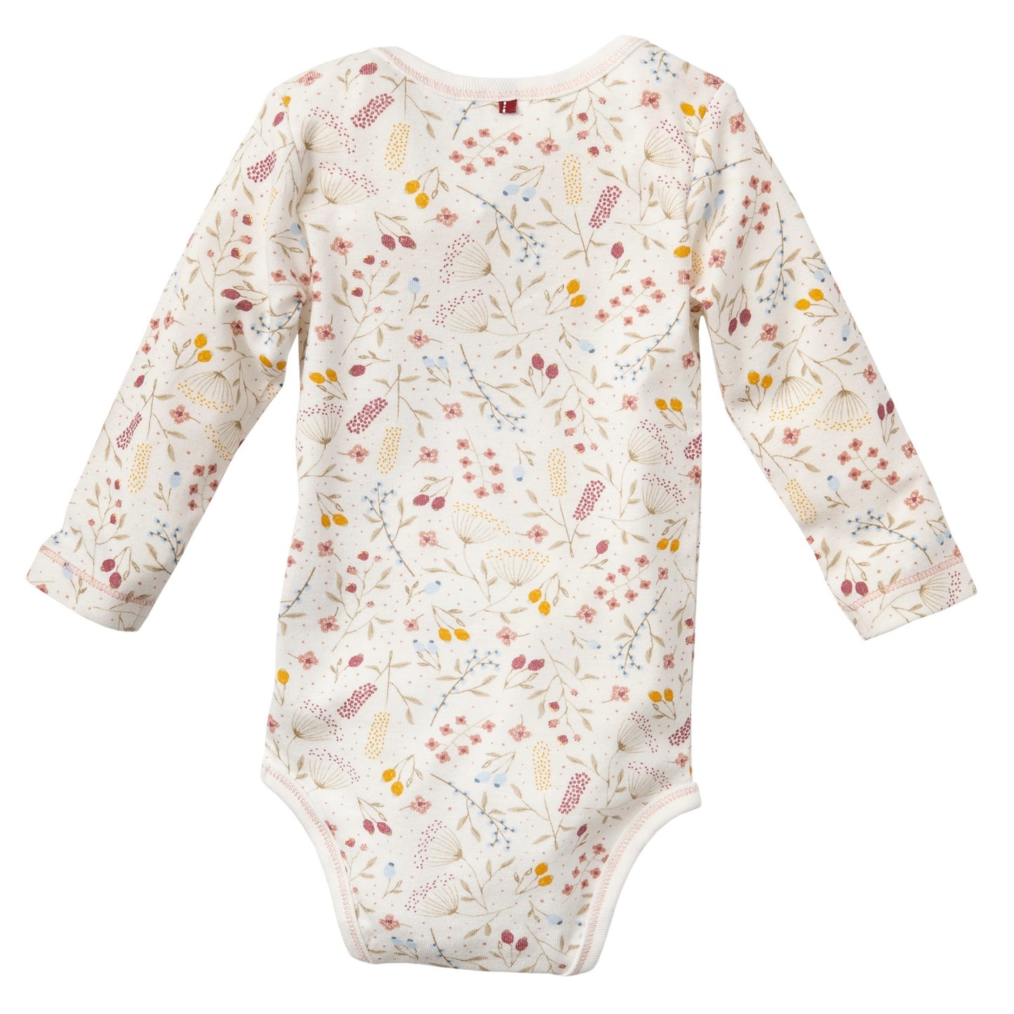 Flower Meadow | Long Sleeve Baby Bodysuit | GOTS Organic Cotton
