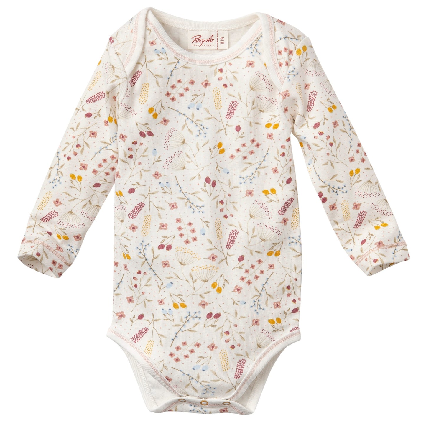 Flower Meadow | Long Sleeve Baby Bodysuit | GOTS Organic Cotton