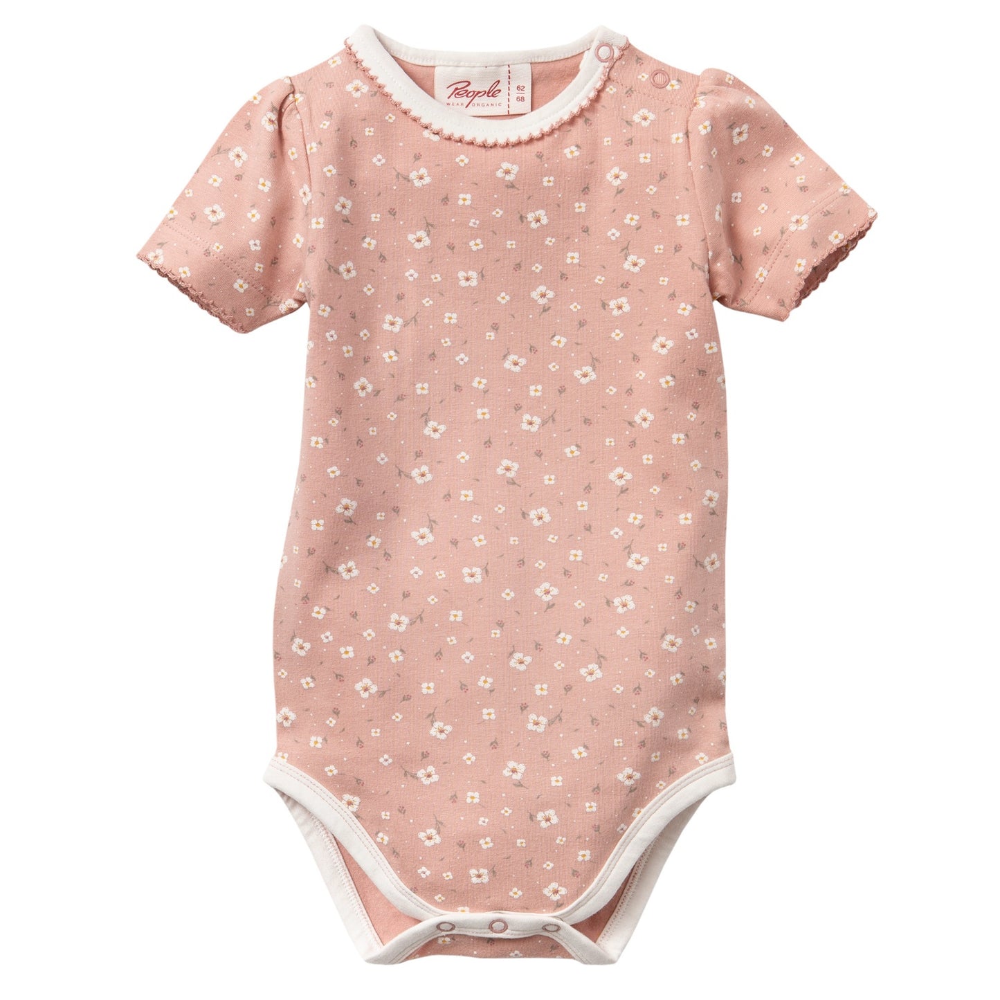 Little Daisies | Short Sleeve Baby Bodysuit | GOTS Organic Cotton