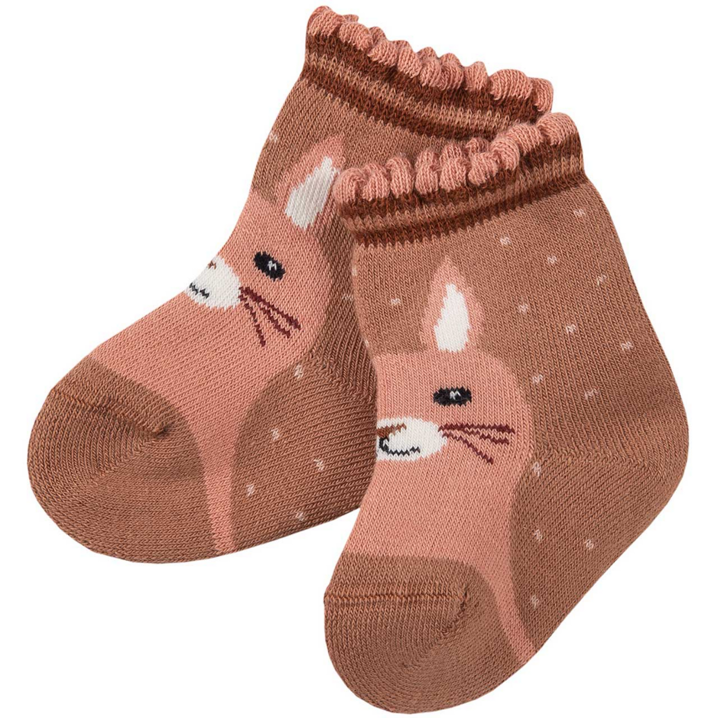 People WEAR ORGANIC Bunny Terry Cotton Baby Cuff Socks | GOTS Organic Cotton | BeoVERDE Ireland