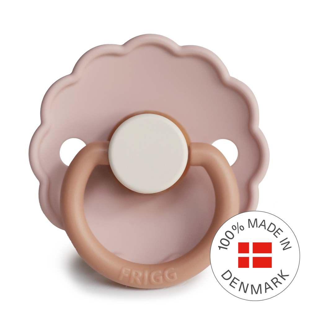 Biscuit | Daisy | Round Latex Pacifier | Made in Denmark