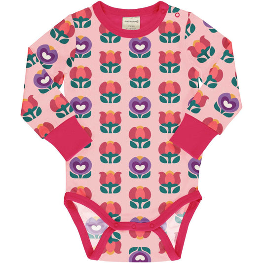 Tulip | Long Sleeve Baby Bodysuit | GOTS Organic Cotton