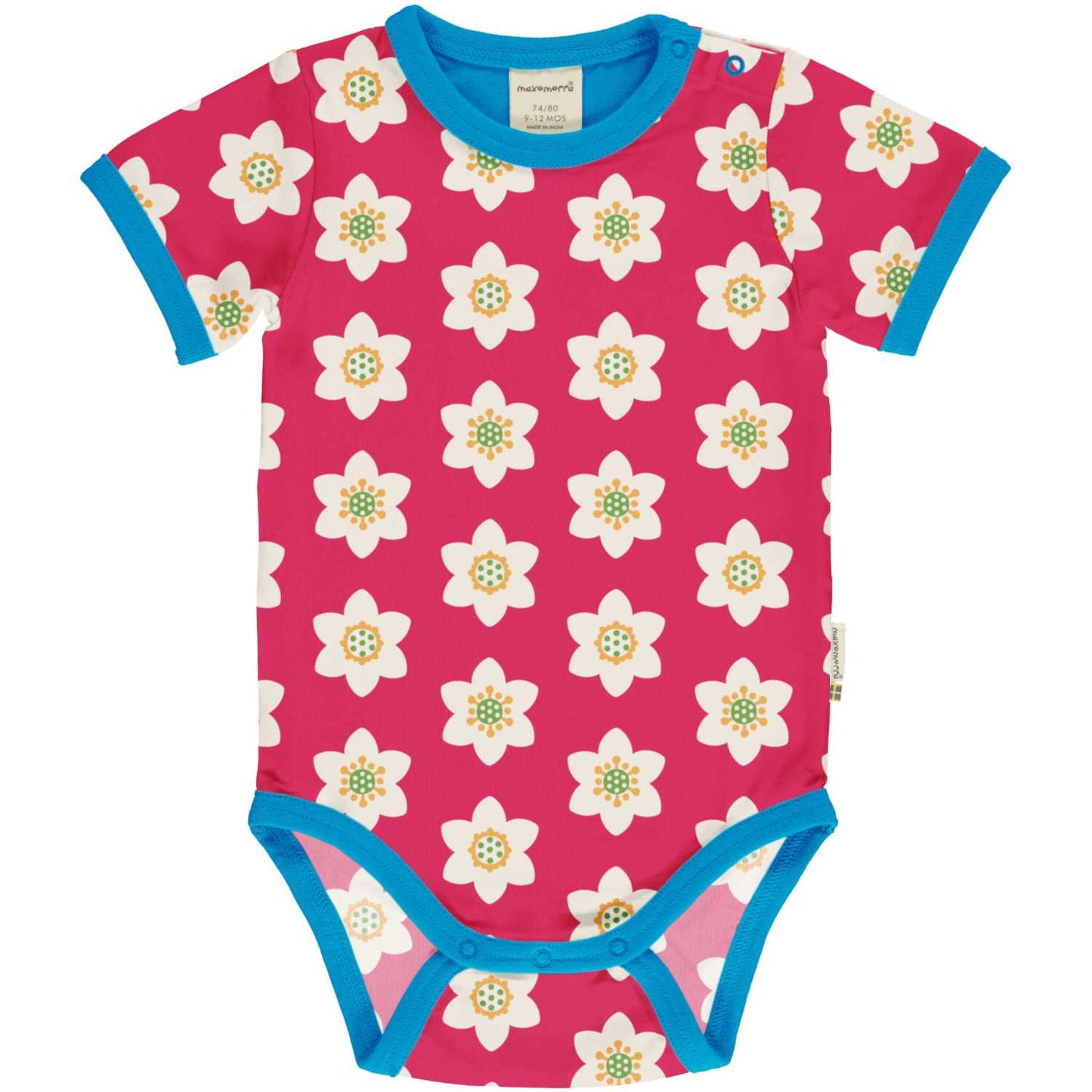 Anemone | Short Sleeve Baby Bodysuit | GOTS Organic Cotton