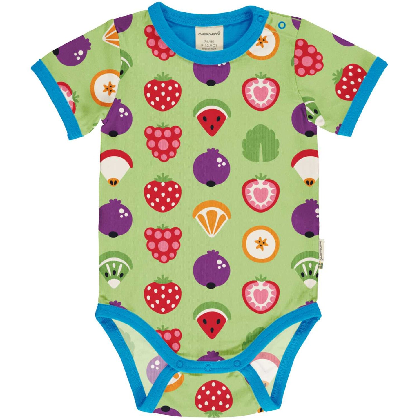 Fruit | Short Sleeve Baby Bodysuit | GOTS Organic Cotton