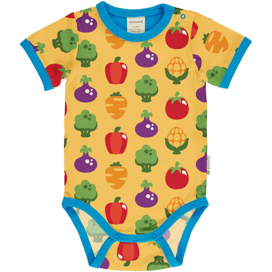 Veggies | Short Sleeve Baby Bodysuit | GOTS Organic Cotton