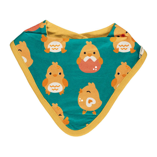 Maxomorra Chick Dribble Bib | GOTS Organic Cotton | Front | BeoVERDE Ireland