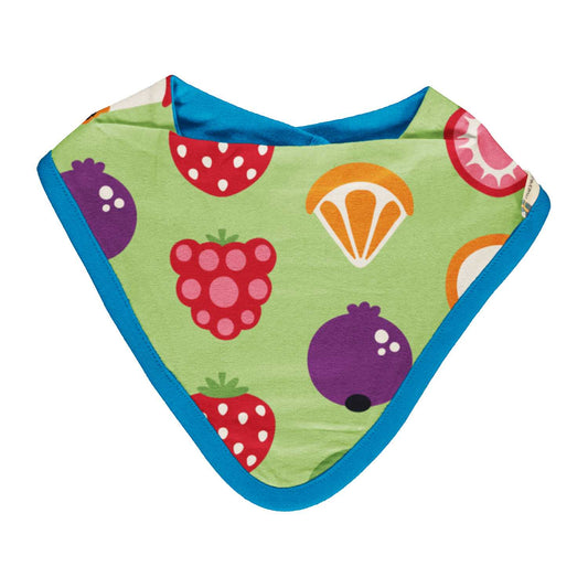 Maxomorra Fruit Dribble Bib | GOTS Organic Cotton | Front | BeoVERDE Ireland