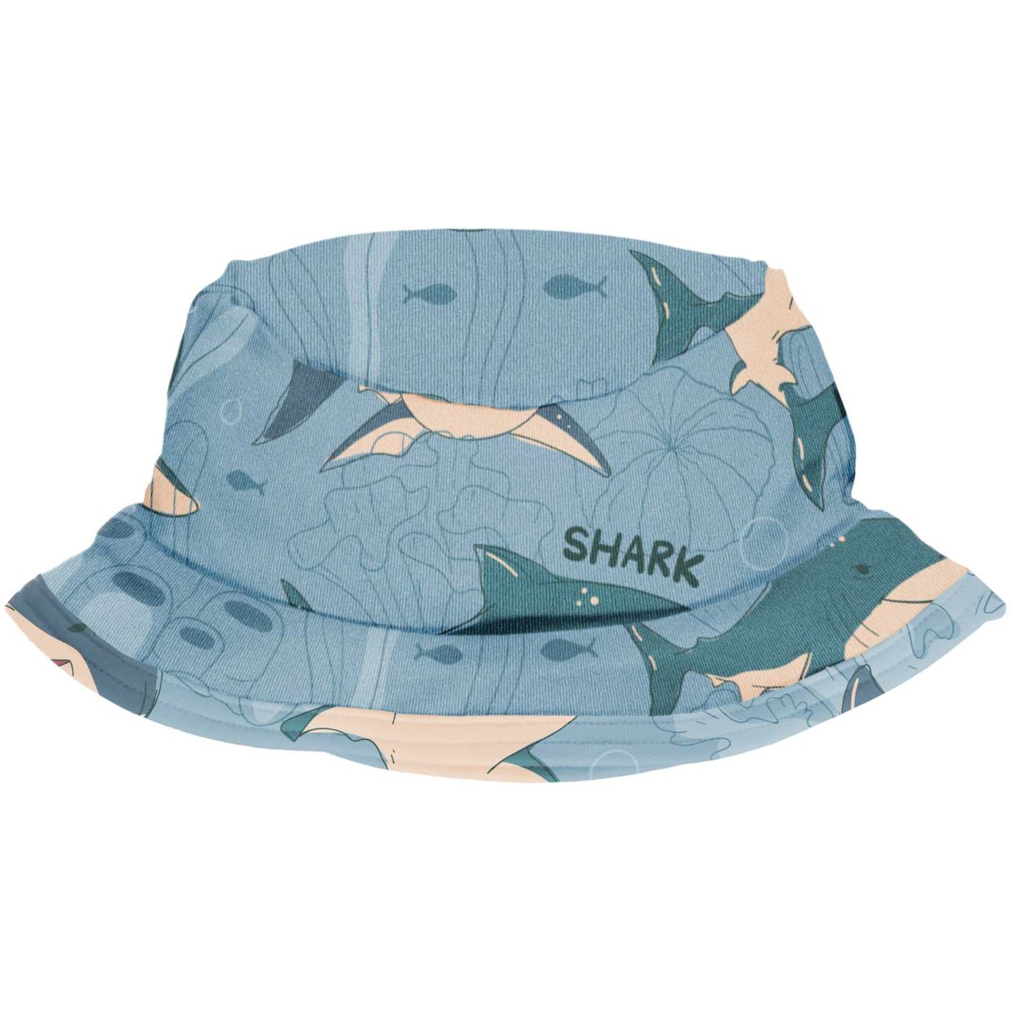 Shark Remark | Baby Toddler Sun Hat | GOTS Organic Cotton