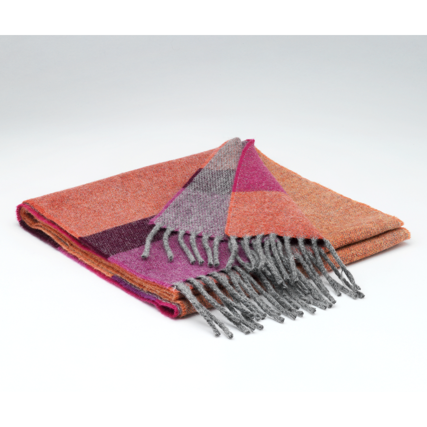 McNutt Merino Lambswool Irish Scarf | Havana Stripe | BeoVERDE Ireland