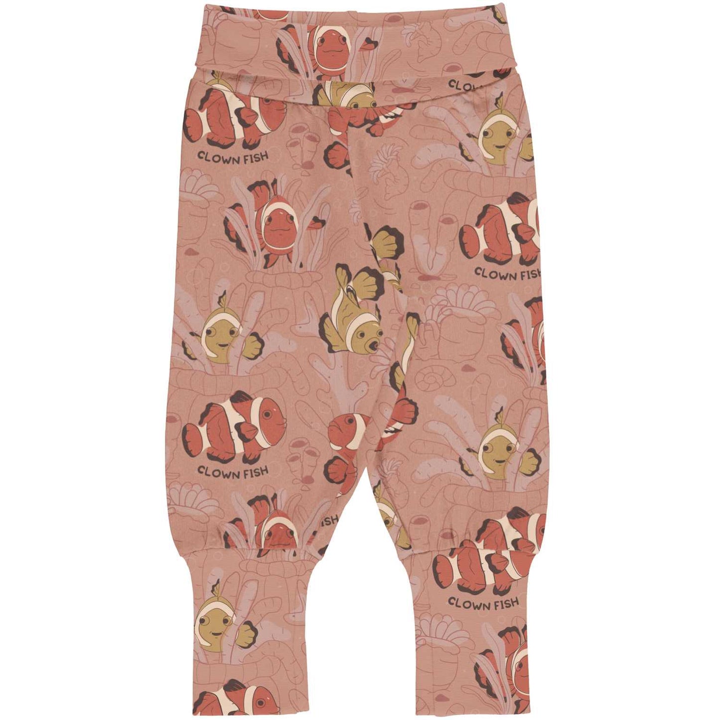 Clown Fish Glory | Baby & Toddler Rib Pants | GOTS Organic Cotton