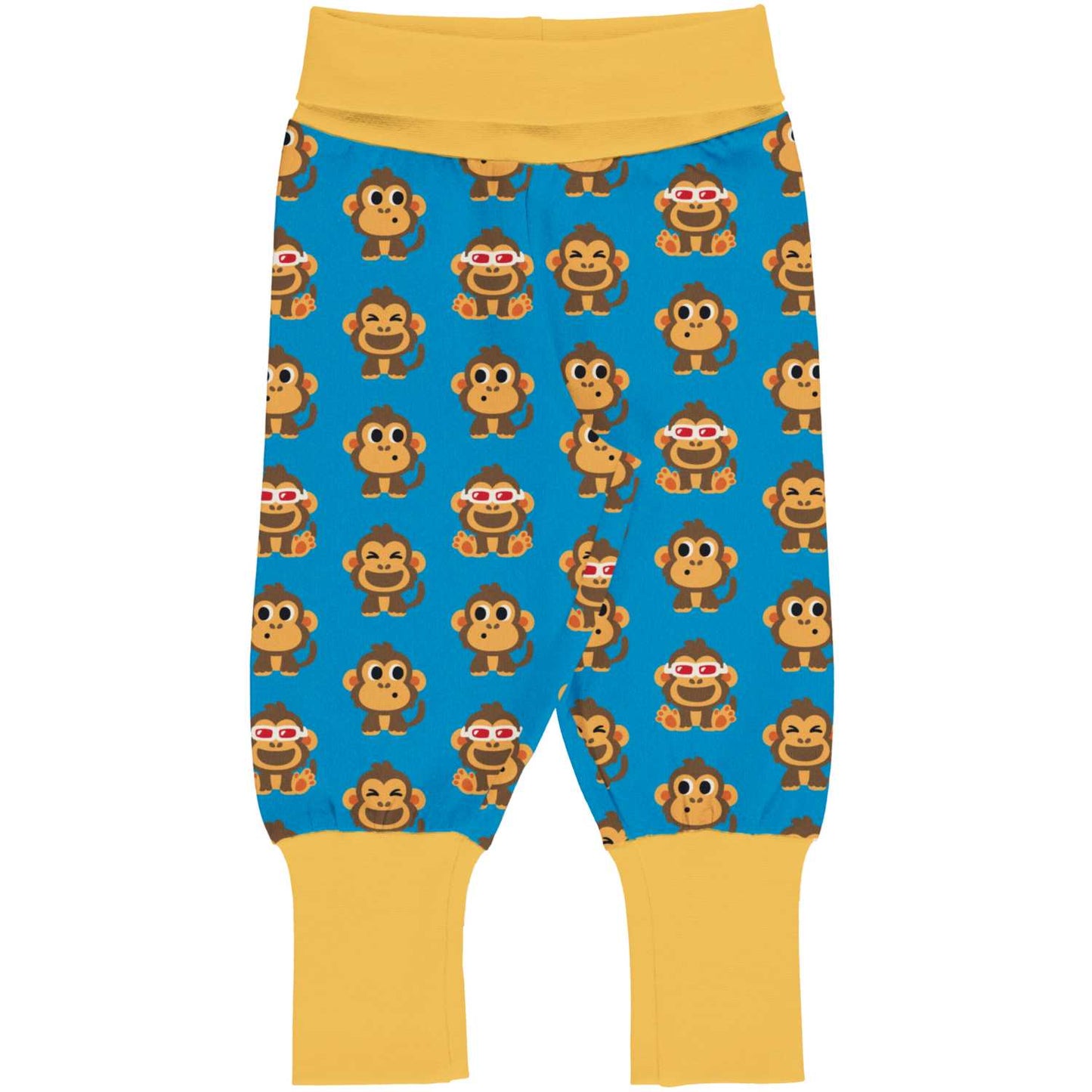 Monkey | Baby & Toddler Rib Pants | GOTS Organic Cotton
