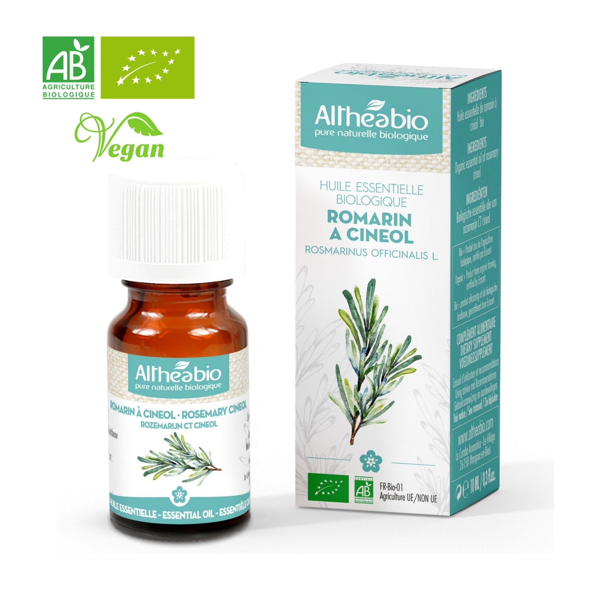 Organic Rosemary Cineol Essential Oil Aromatherapy | BeoVERDE.ie