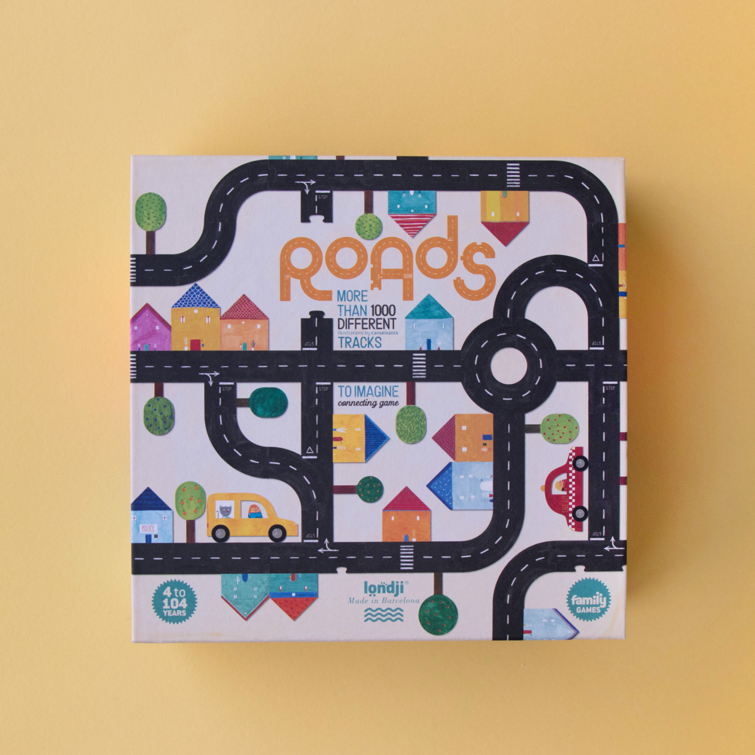 Londji ROADS Board Game | Board Game for Kids and the Whole Family | Box Front | BeoVERDE.ie