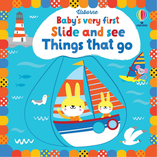 Baby's Very First Slide and See Things That Go | Interactive Board Book for Babies and Toddlers