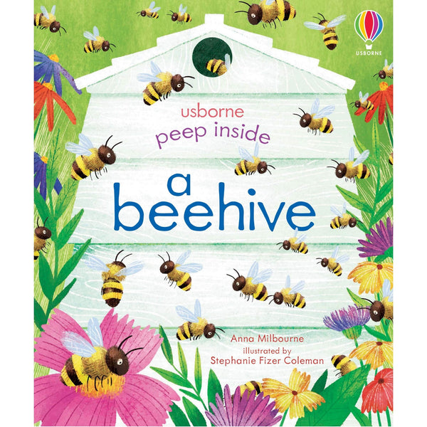 Peep Inside A Beehive | Board Book | Children's Lift-the-Flap & Search-and-Find Book