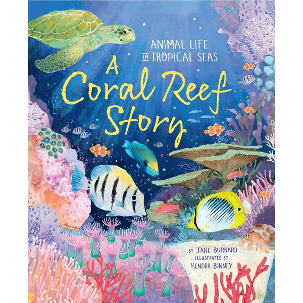 A Coral Reef Story: Animal Life in Tropical Seas | Hardcover | Children's Book on Ocean Animals