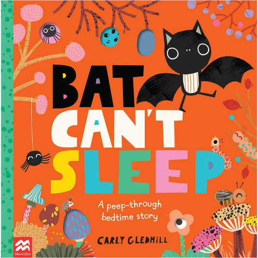 Bat Can't Sleep: A Peep-Through Adventure | Interactive Children’s Book