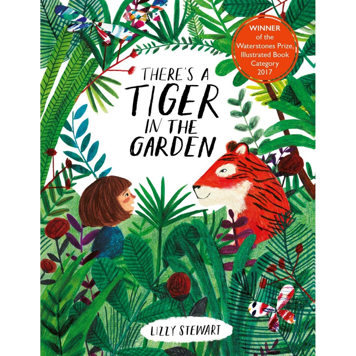 There's a Tiger in the Garden | Children's Board Book on Adventures & Imagination