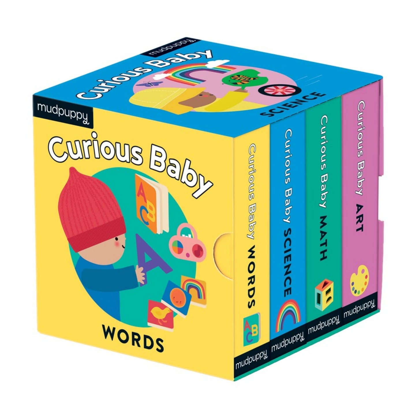 Curious Baby Board Book Set | 4-Book Gift Set for Babies & Toddlers