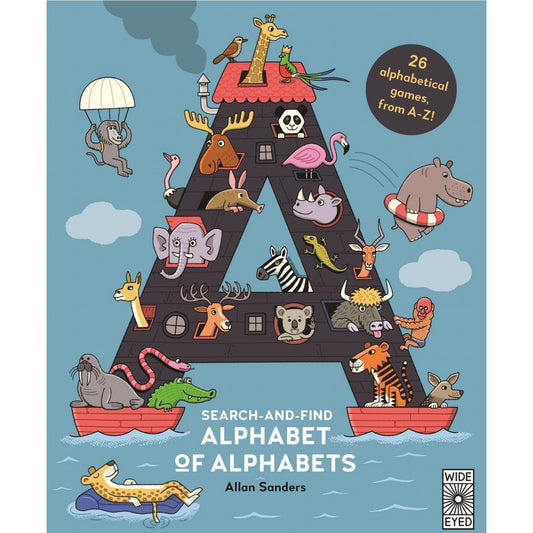 Search and Find Alphabet of Alphabets | Hardcover | Children's Early Learning Book