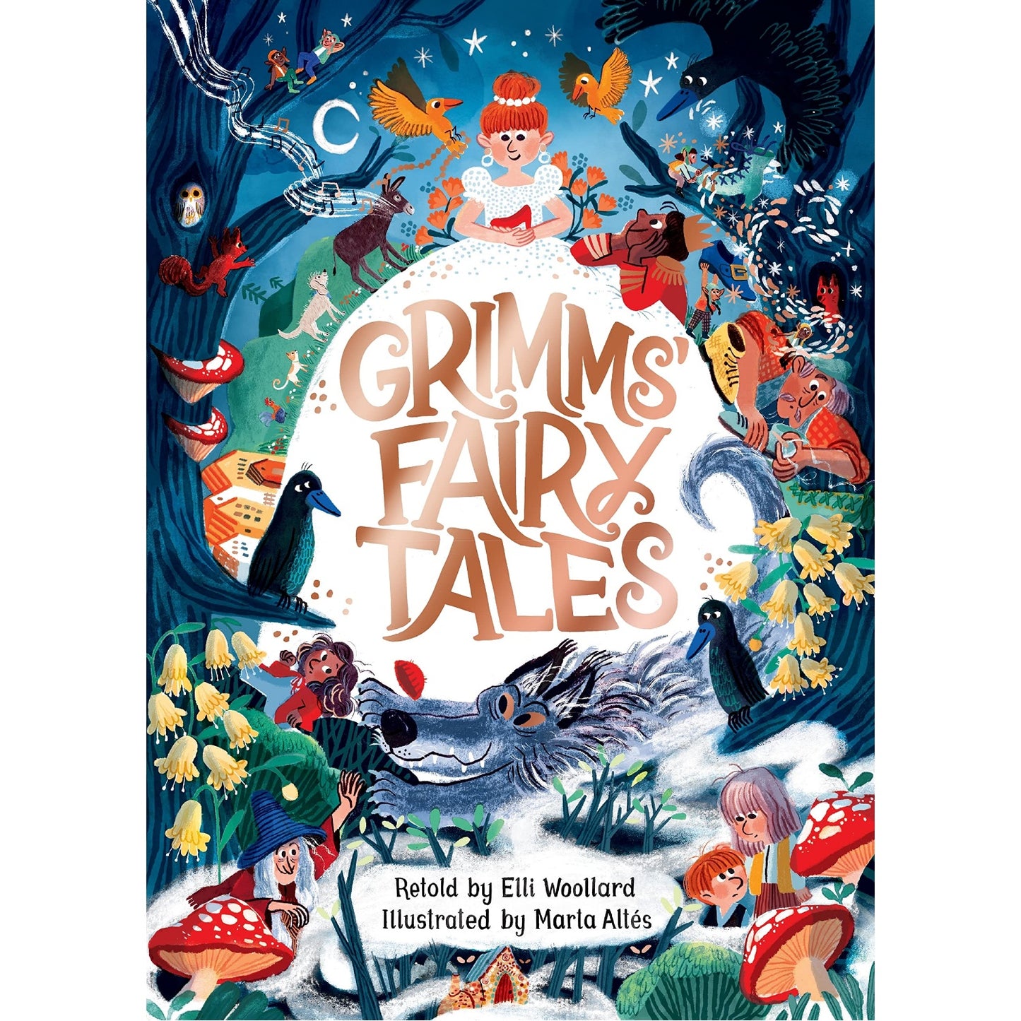 Grimms' Fairy Tales, Retold by Elli Woollard | Hardcover | Classic Children’s Book