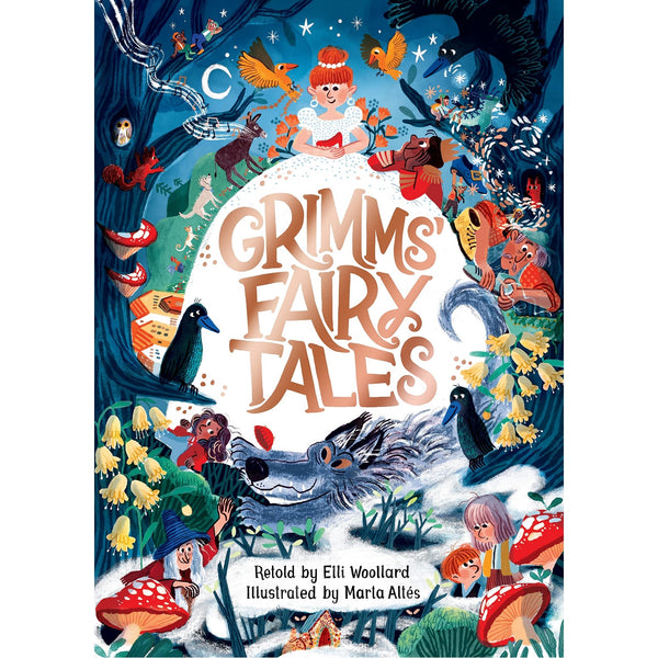 Grimms' Fairy Tales, Retold by Elli Woollard | Hardcover | Children's Book on Fairy Tales & Folklore