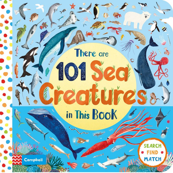 There Are 101 Sea Creatures in This Book | Board Book | Children's Book on Ocean Animals