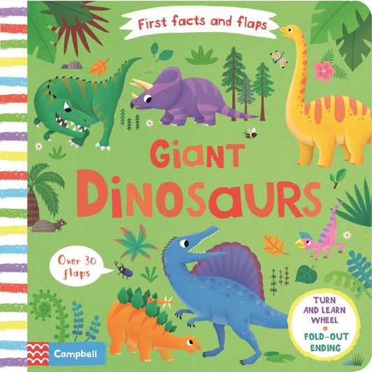 Giant Dinosaurs | Children's Lift-the-Flap Board Book