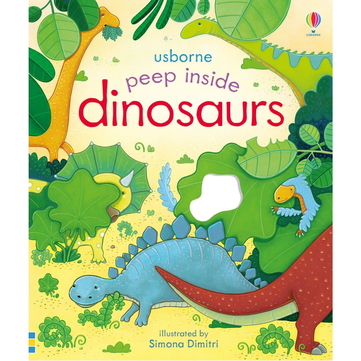 Peep Inside Dinosaurs | Children's Book on Nature | Usborne | Book Cover | BeoVERDE.ie