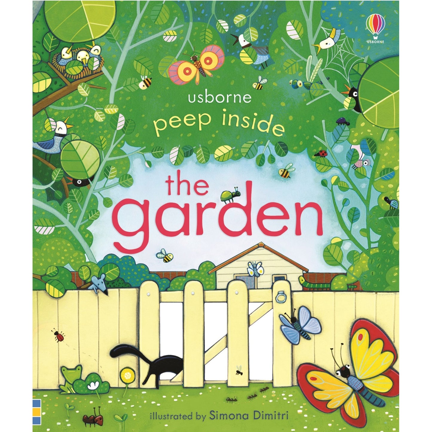 Peep Inside the Garden | Children's Book on Nature | Usborne | Book Cover | BeoVERDE.ie