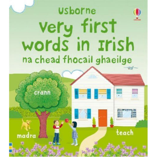 Very First Words In Irish | Children's Early Learning Book | Usborne | Book Cover | BeoVERDE.ie