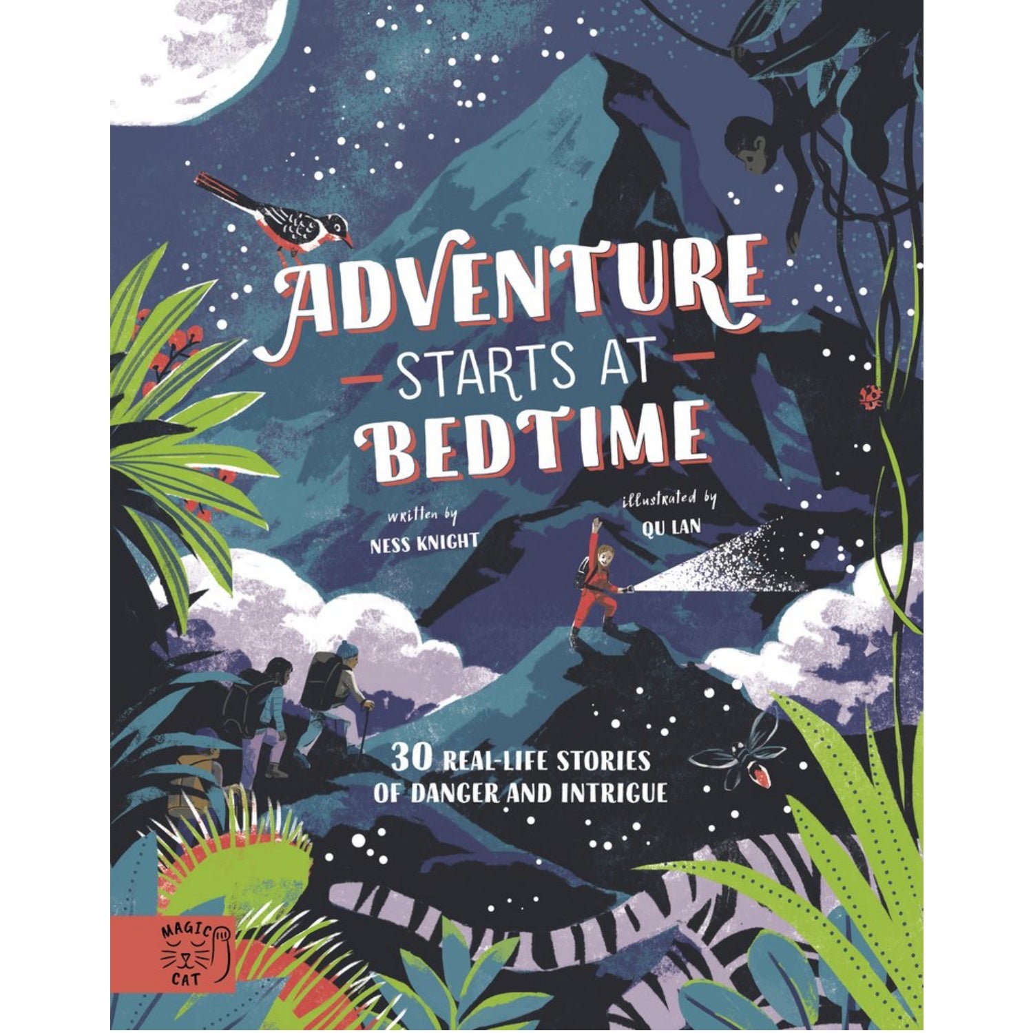 Adventure Starts at Bedtime | Children’s Book on Adventures | Magic Cat Publishing | Book Cover | BeoVERDE.ie